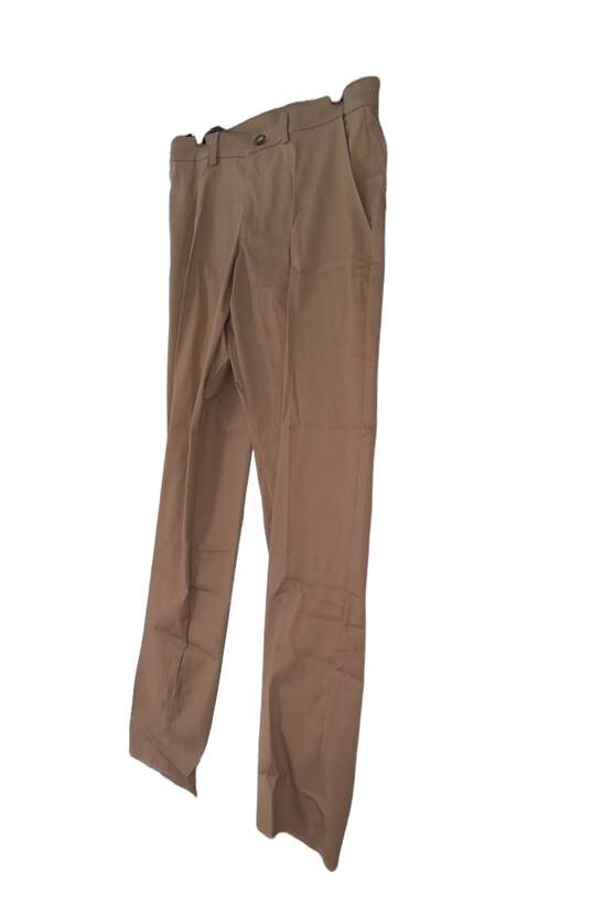 Bradley Allen Mens Khaki Flat Front Pockets Straight Leg Formal Dress Pants image number 1