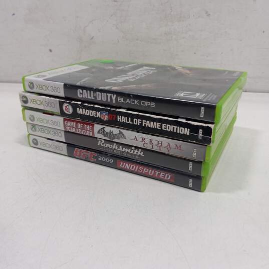 Bundle of 5 Assorted Xbox 360 Video Games image number 6