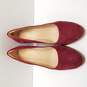 Clarks Women's Kaylin Cara 2 Dusty Red Suede Heel Size 9 image number 5