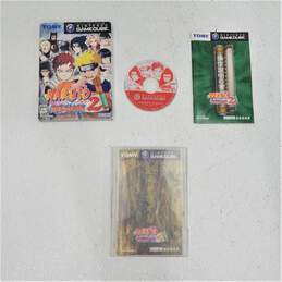 Naruto Gekita Ninja Taisen Clash of the Ninja 2 plus Empty Case for Nintendo GameCube Japanese