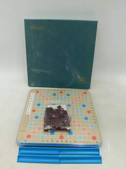 Vintage Deluxe Edition Scrabble Crossword Puzzle Game IOB