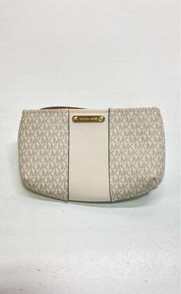 Michael Kors Monogram Cream 556137 Belt Bag Size L/XL