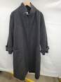 women  Lacoste wool Gray overcoat used Size-36 used image number 1