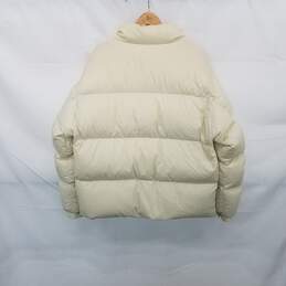 Undefeated Light Yellow Down Puffer Coat WM Size 2XL alternative image