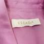 Escada Pink Women's Button Down Front Belted Shirt Dress image number 3