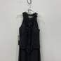 NWT Karen Millen Womens Black Round Neck Sleeveless Pullover Maxi Dress Size 14 image number 3