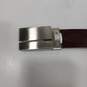 Men's Kenneth Cole Dark Brown Leather Belt 36/90 image number 3