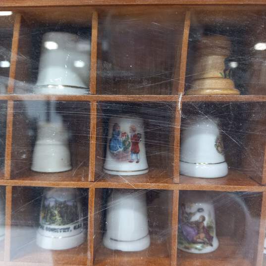 Thimble Collection in Wood Cases 2pc Lot image number 5