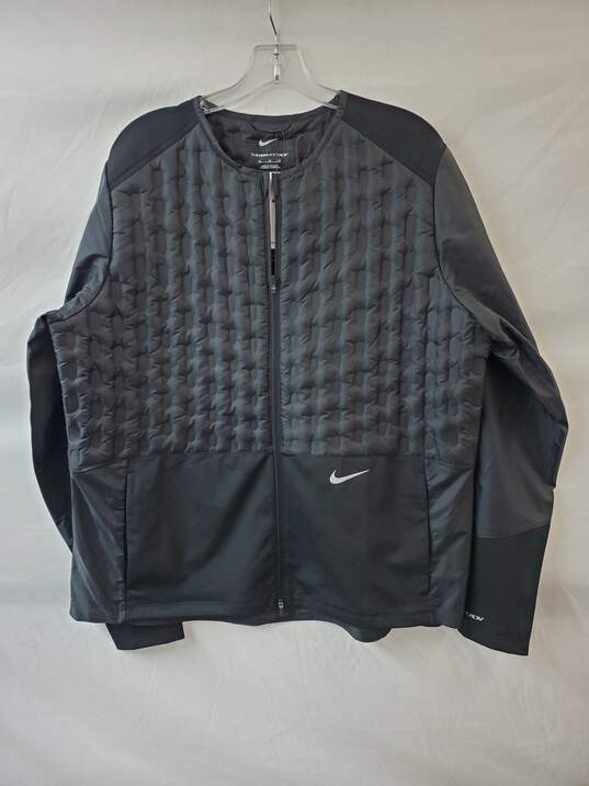 Nike Therma-Fit Womens Black Running Jacket Size XL image number 1