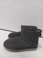 UGG's Studded Gray Leather Slip-On Boots Size 7 image number 4