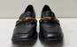 Tory Burch Perrine Black Leather Buckle Heels Shoes Size 8 M image number 2
