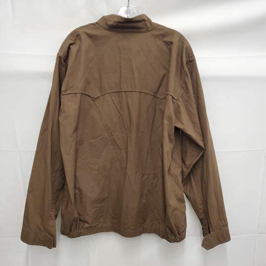 Patagonia MN's Organic Cotton Brown Windbreaker Size L image number 2