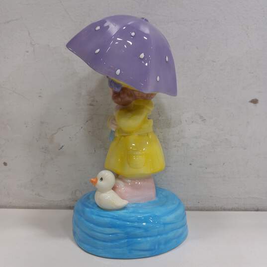 Precious Moments Saving For A Rainy Day Ceramic Bank Figurine image number 5