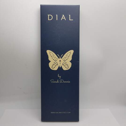NEW! Dial By Sarah Dennis 38mm Butterfly Dial Analog Lady's Watch In Box 36.0g image number 10