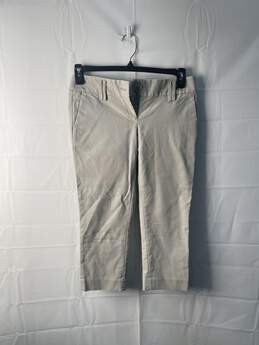 Loft Womens Khaki Marisa Pants Size 4P