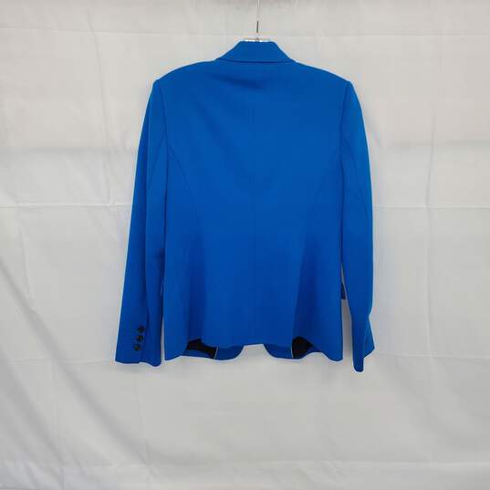 Vince Camuto Aqua Blue Lined Blazer Jacket WM Size 4 image number 2