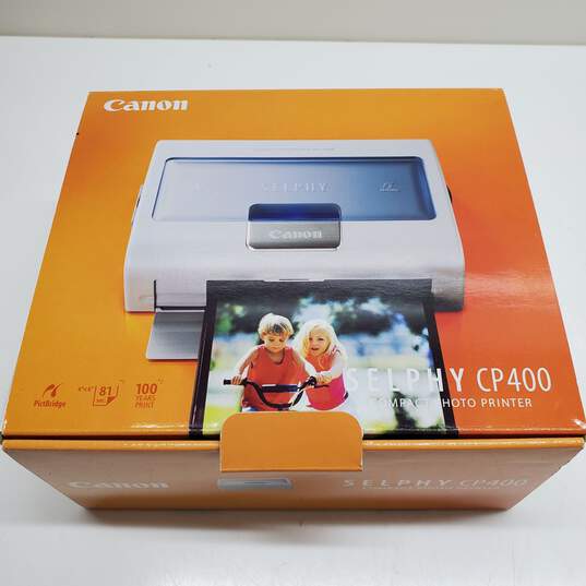 Canon Selphy CP400 Compact Photo Printer IOB For Parts/Repair image number 1