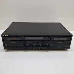 Sony Stereo Cassette Deck Model TC-W320S Untested