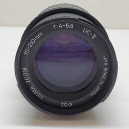sigma UC zoom 70-210mm 1:4-5.6 Lens For Parts/Repair AS-IS alternative image
