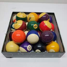 Lot 25 Vintage Billiard Balls