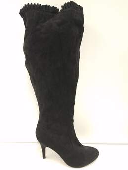 Torrid Suede Knee High Boots Black 11.5