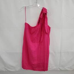 J. Crew Pink Off The Shoulder Linen Dress NWT Size L