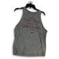 Womens Pink Gray Dri-Fit Sleeveless Pullover Activewear Tank Top Size M image number 1