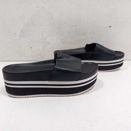 Aldo Black Platform Sandals Size 8 image number 4