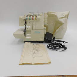 Consew Differential Feed Model 14TU Sewing Machine W/ Manual, foot Pedal, Cover