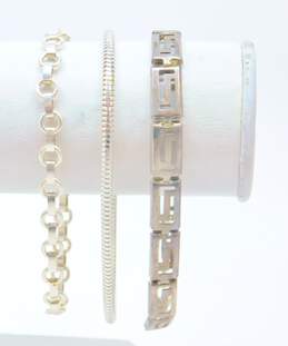 925 Variety Chain Bracelets 28.9g alternative image