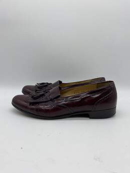 Authentic Salvatore Ferragamo Maroon Slip-On Dress Shoe Men 8 alternative image