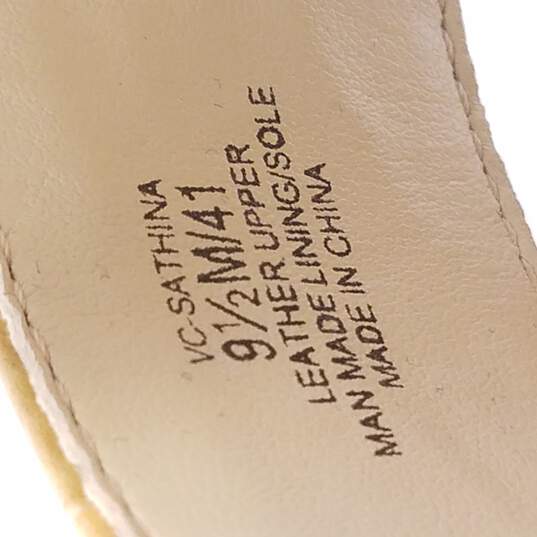 Vince Camuto Women's Sathina Yellow Embossed Platform Heels Size 9.5 image number 8