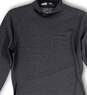 Mens Black ColdGear Compression Mock Long Sleeve Pullover T-Shirt Size L image number 3