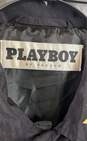 Playboy By Pacsun Men Black Nylon Snap Closure Jacket M image number 3