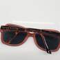 Kate Spade New York Halsey Oversized Brown Tort/Pink Sunglasses AUTHENTICATED image number 6