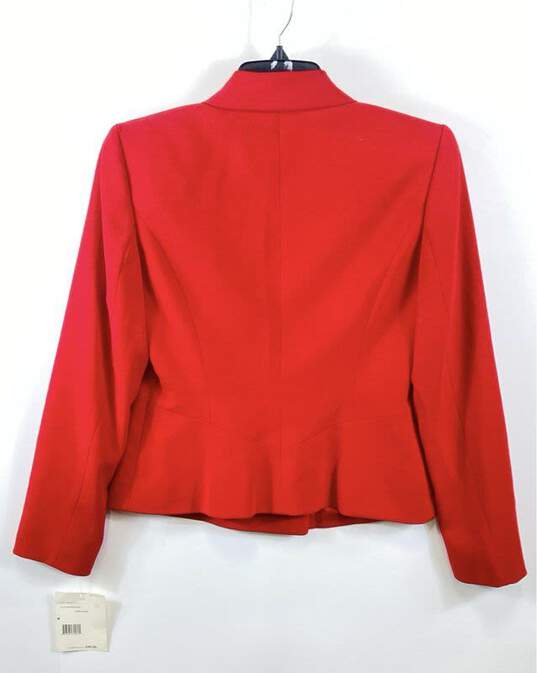 Liz Claiborne Women Red Double Breasted Blazer Sz 2P image number 2