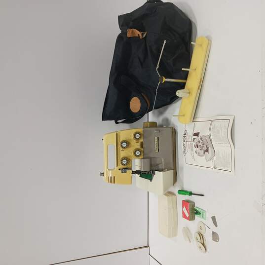 Vintage Overlock Sewing Machine W/Case image number 1