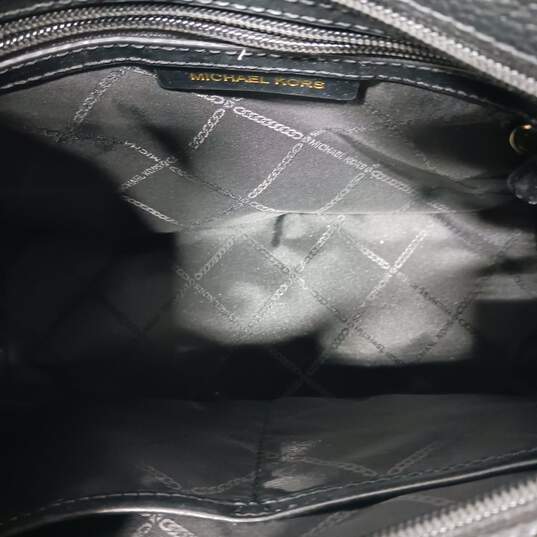 Michael Kors Black Bedford Medium Tote Bag image number 5