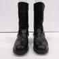 Men's Black Harley Davidson Boots Size 9 1.2 image number 4