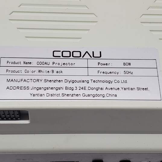 Cooau A4300 Portable Movie Projector Home Theater Untested image number 7