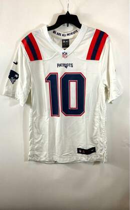 Nike NFL Patriots Jones #10 White Jersey - Size Small