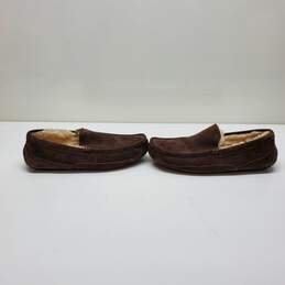 Ugg Ascot brown suede fleece lined slippers
