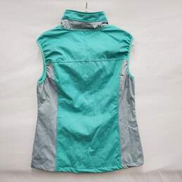 NWT Little Donkey Andy WM's Dry Tech Pale Green & Gray Polyester Blend  Vest Size M alternative image