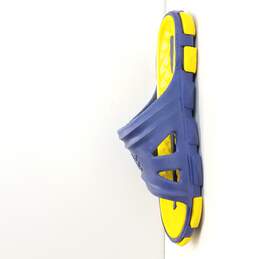 Nike Men's Blue/Yellow Slides Size 10 alternative image