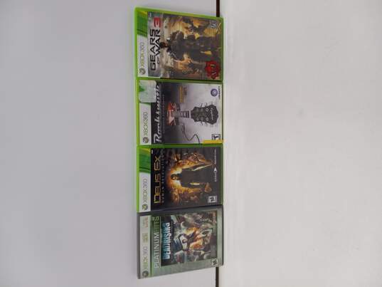 Lot of 4 Assorted Xbox 360 Video Games image number 1