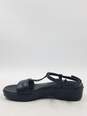 Authentic Prada Black T-Bar Platform Sandals W 6 image number 2