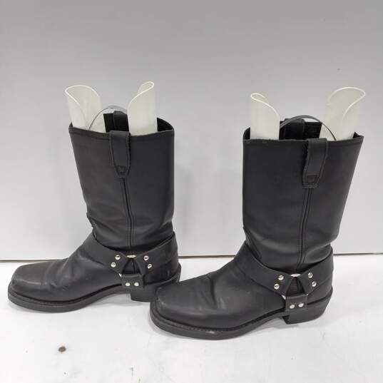 Dingo Field and Stream Waterproof Black Leather Boots Size 10EW image number 4
