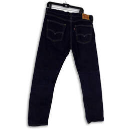 Mens Blue 508 Denim Dark Wash Stretch Pocket Tapered Leg Jeans Size 36x32 alternative image