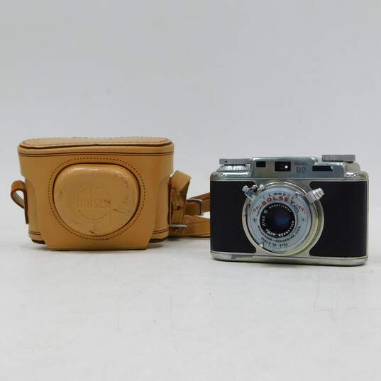 Vintage Bolsey Model B2 35mm 1950's Camera with Case image number 1