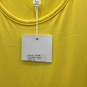 NWT Womens Yellow Sleeveless Scoop Neck Pullover Shift Dress Size XL image number 4
